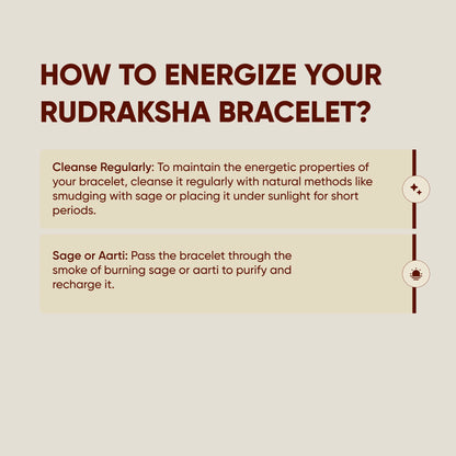 5 Mukhi Rudraksha Bracelet Astromudra