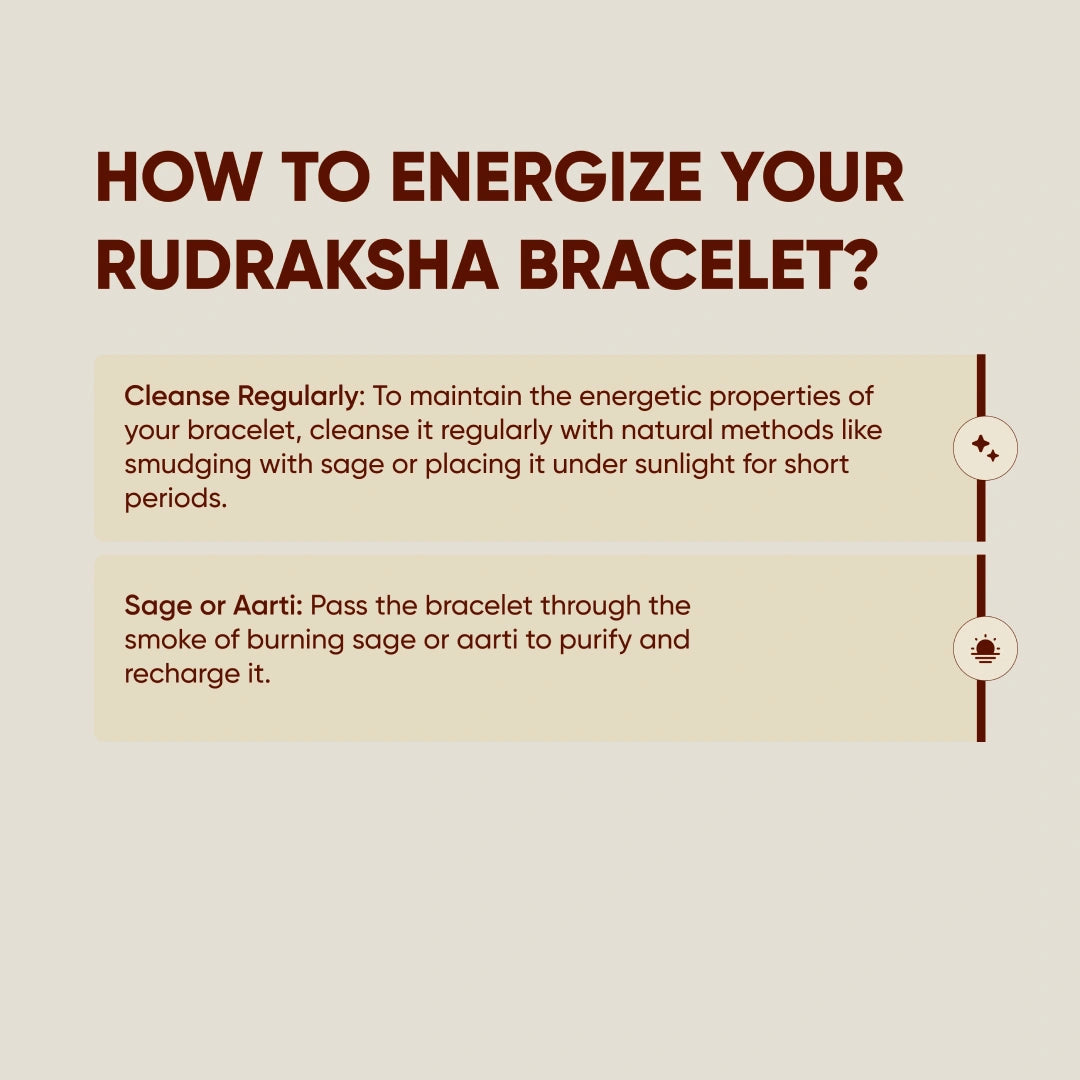 5 Mukhi Rudraksha Bracelet