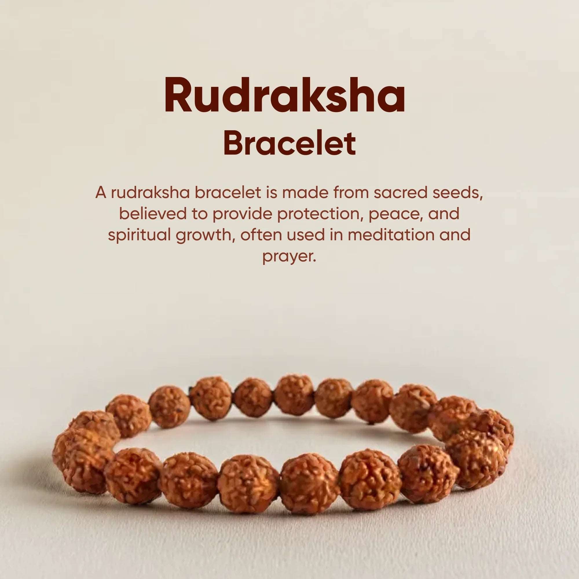 5 Mukhi Rudraksha Bracelet