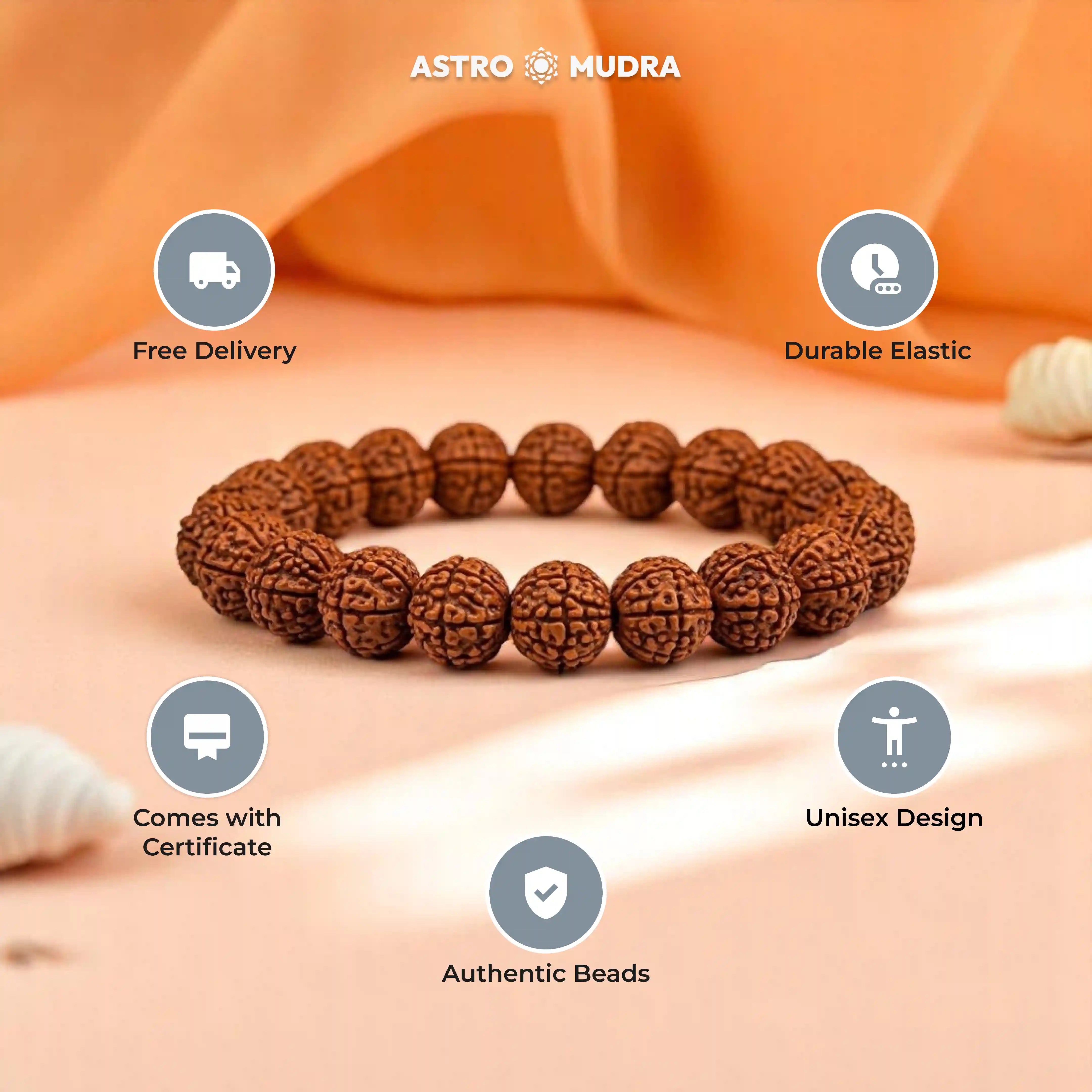 7 Mukhi Rudraksha Mala 54 Beads in Silver | Seven Faced | Mahalaxmi 7 Mukhi Rudraksha Mala 54 Beads in Silver | Seven Faced | Mahalaxmi