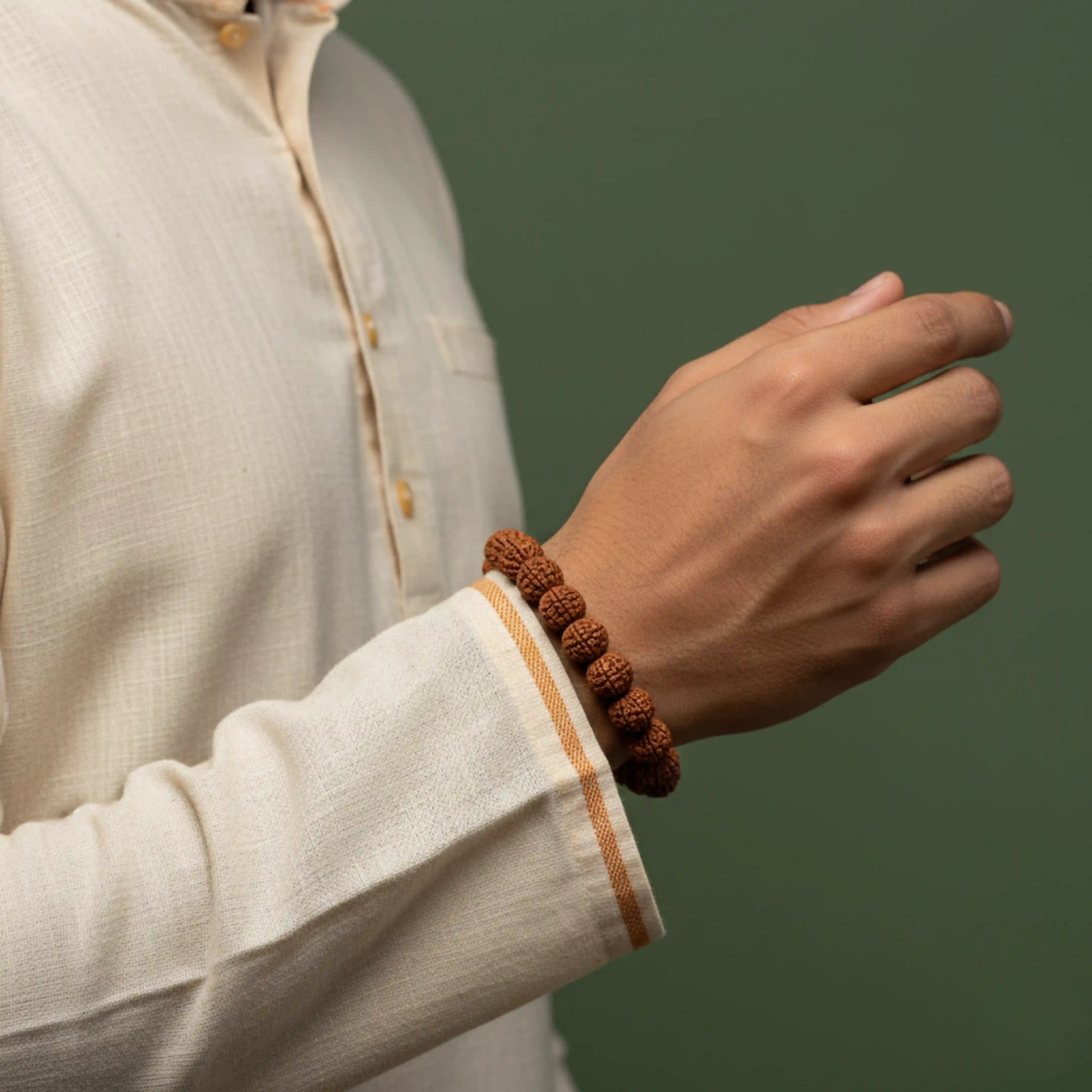 7 Mukhi Rudraksha Bracelet