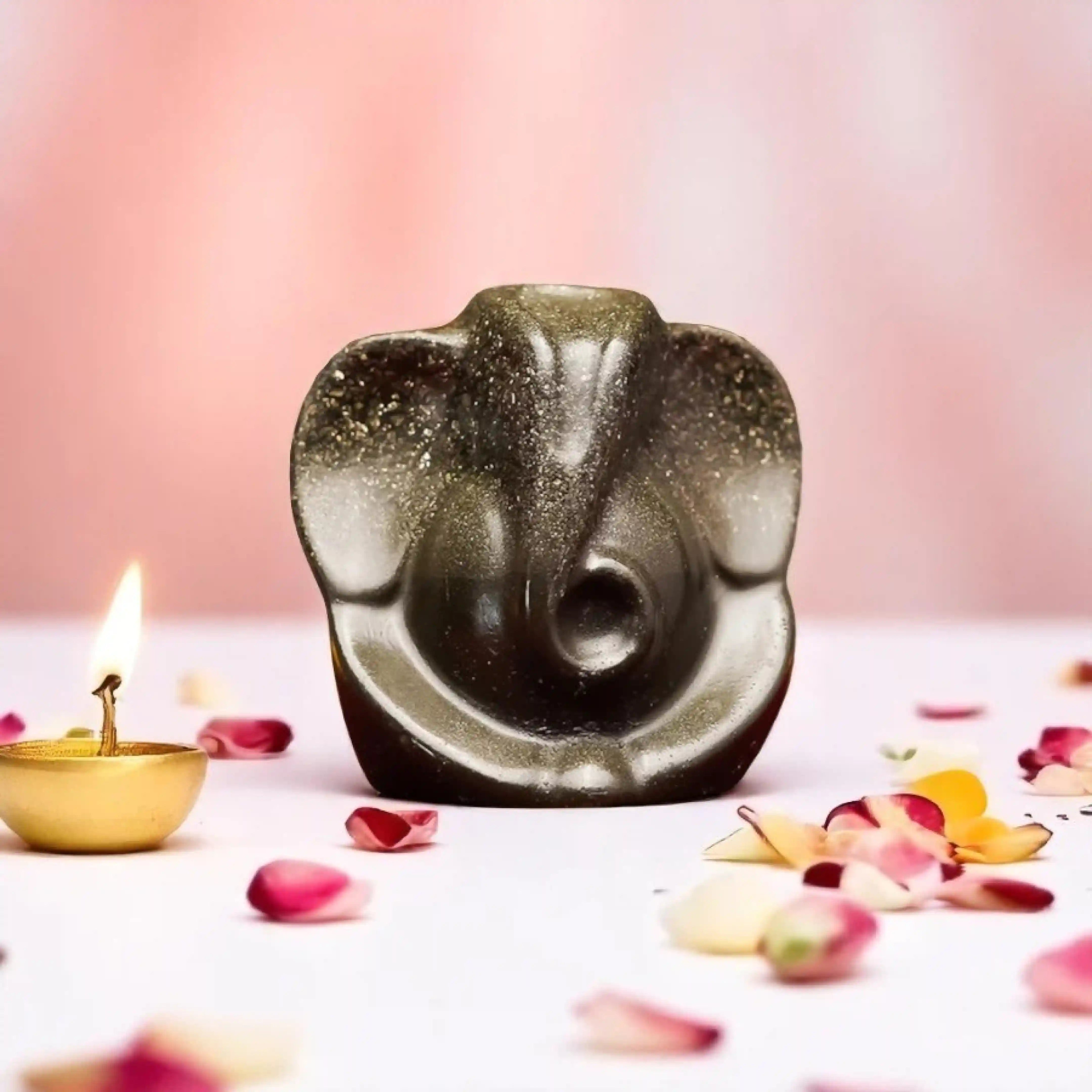 Ganesh Murti Idol - Pyrite