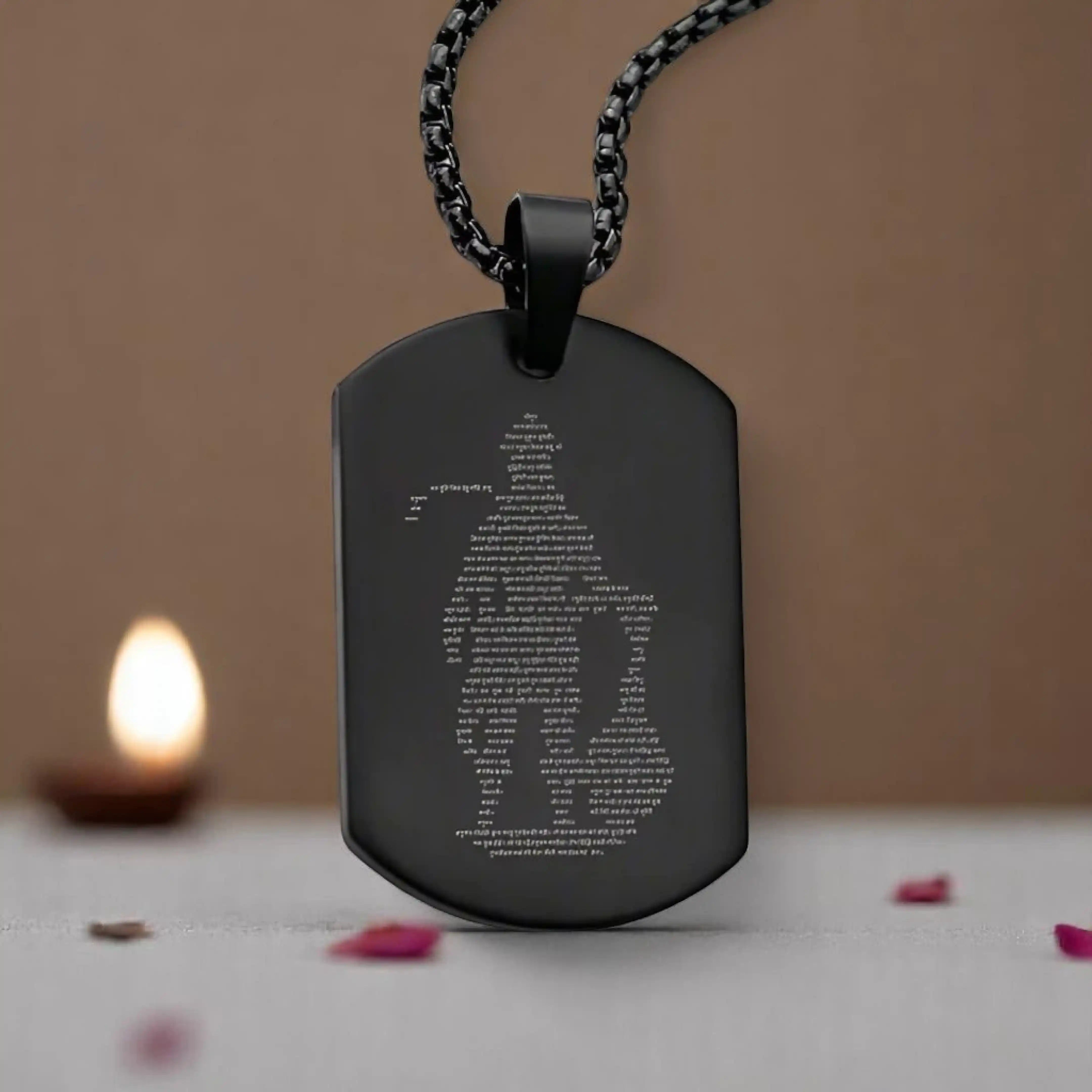 Hanuman Chalisa Locket Pendant with Chain