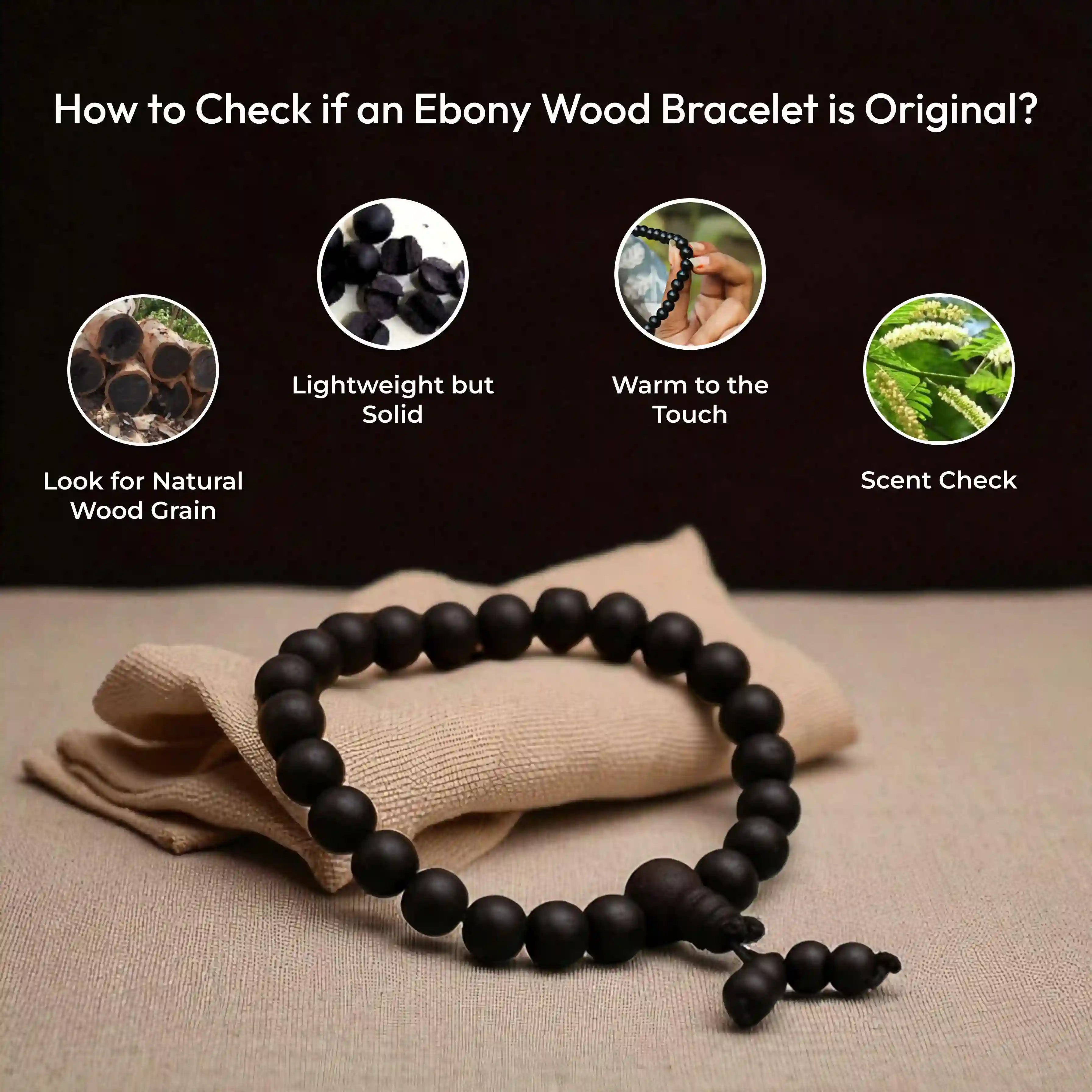 Ebony Wood Bracelet - Karungali