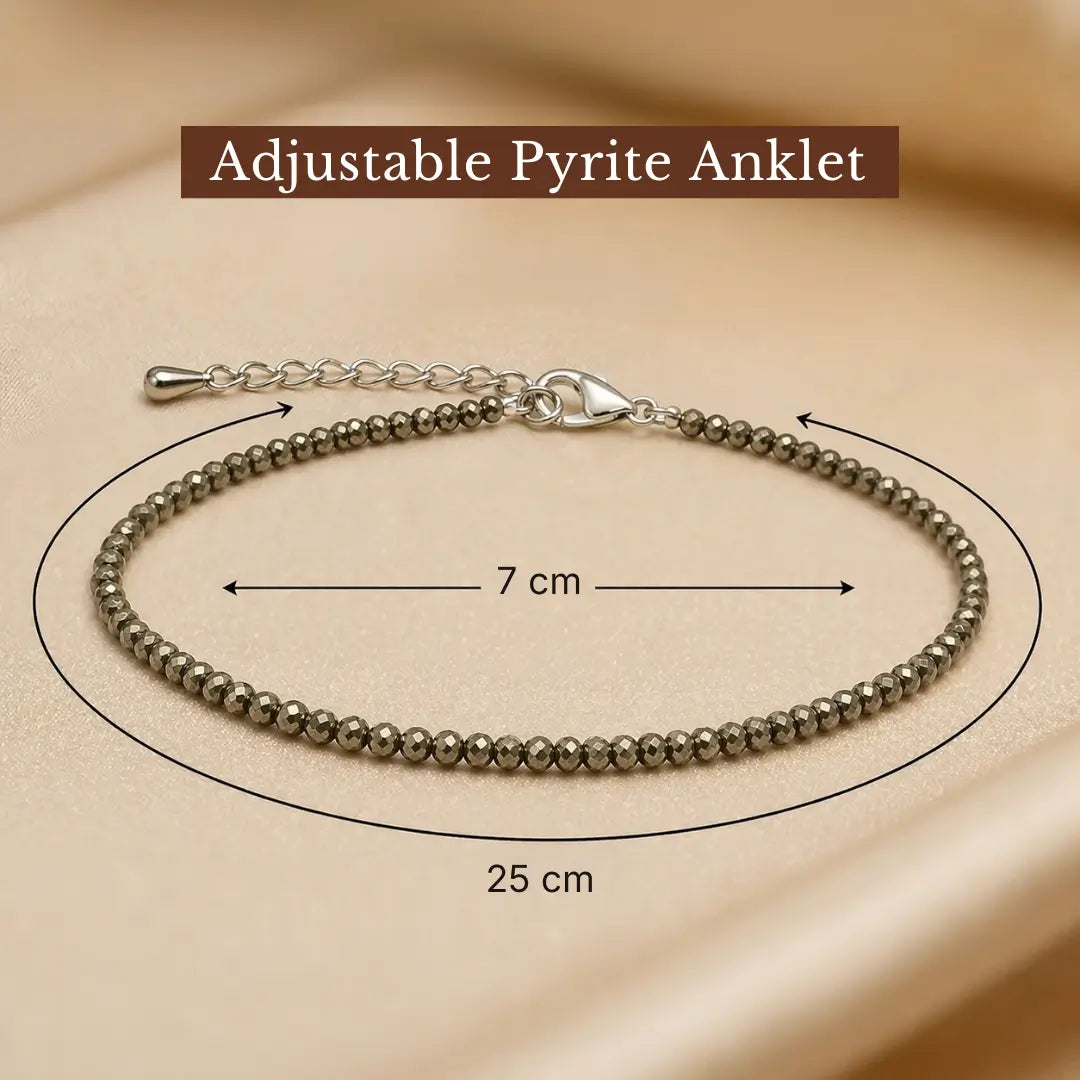 Pyrite Anklet