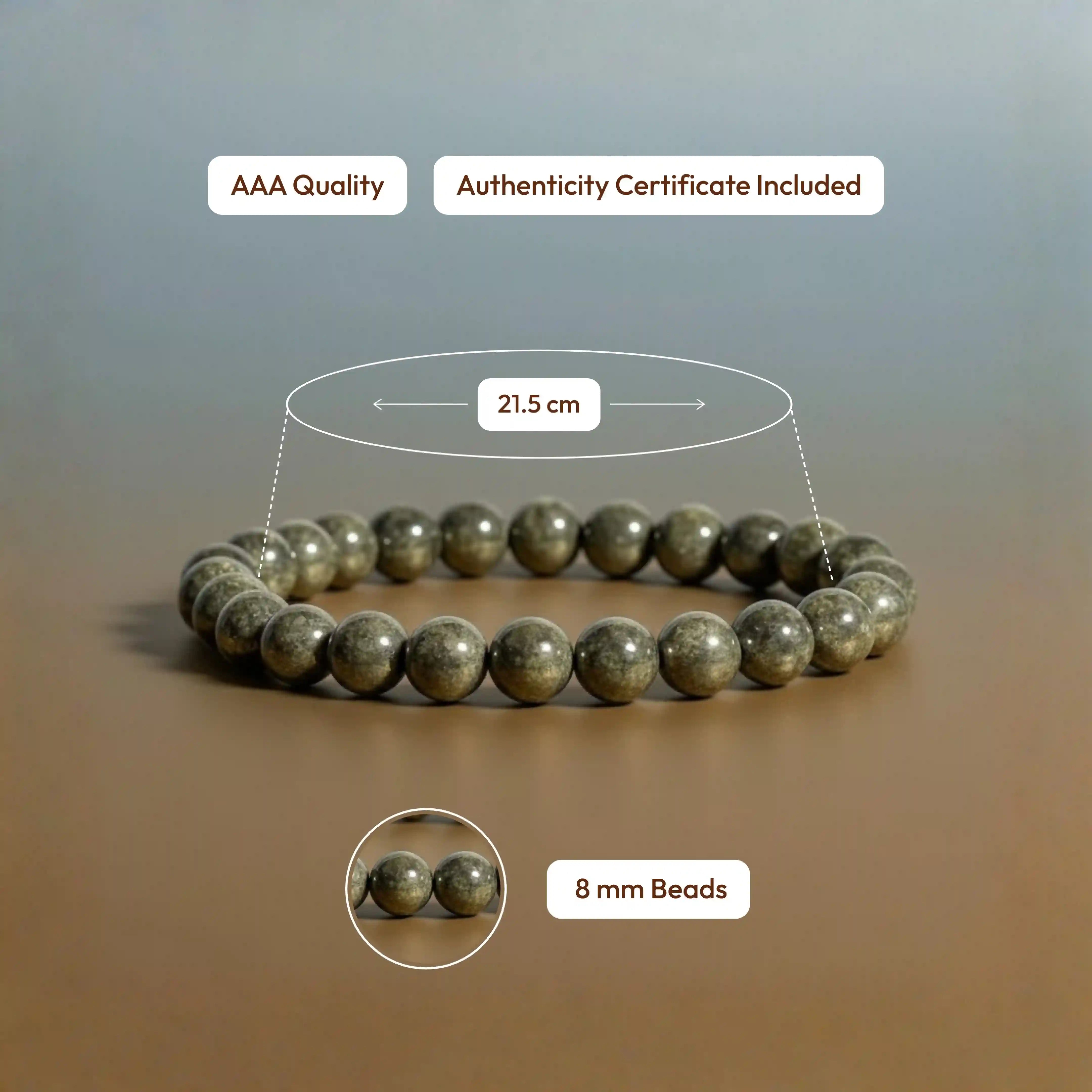 Pyrite Bracelet - Attract Wealth