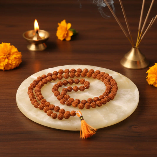 108 Pancha Mukhi Rudraksha Mala