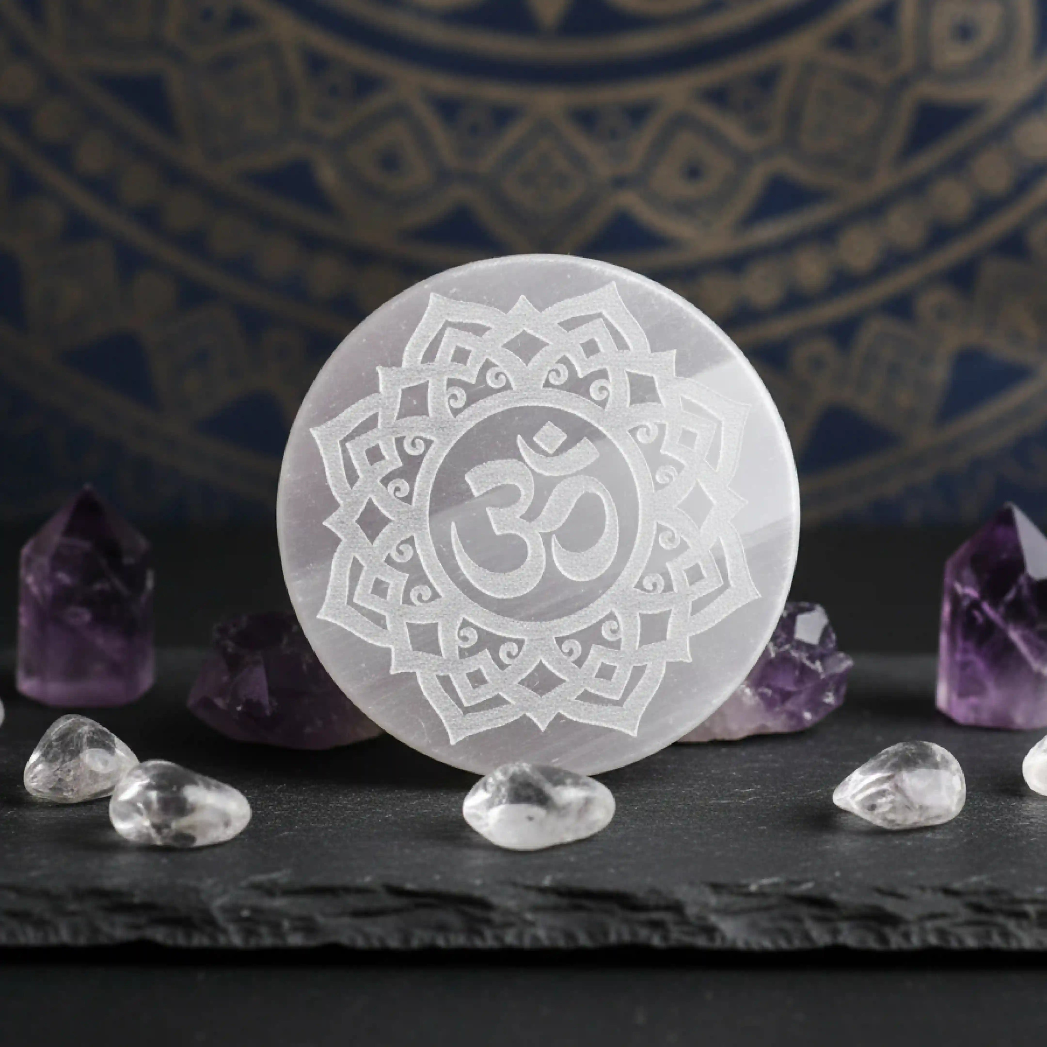 Selenite Crystal Charging Plate