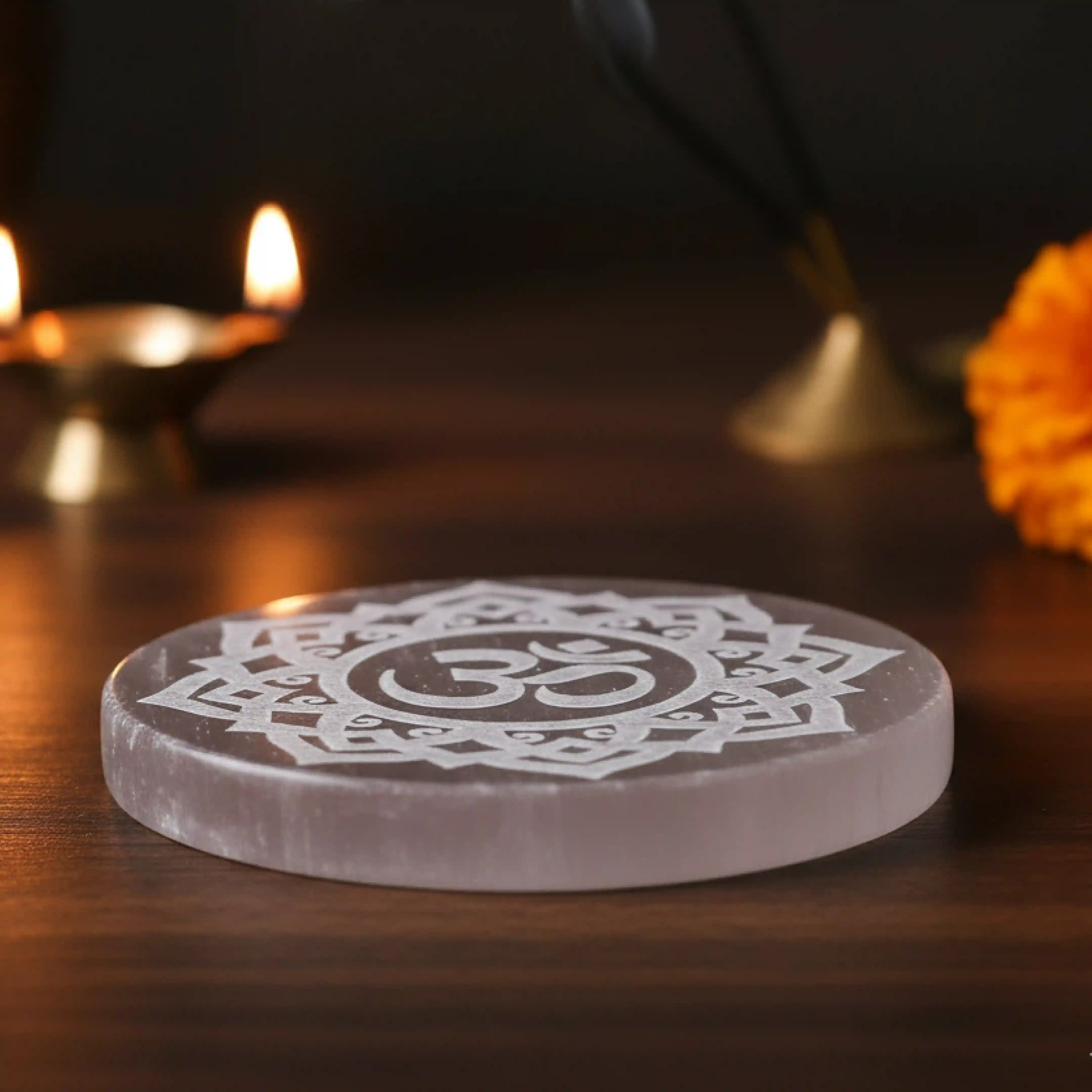 Selenite Crystal Charging Plate