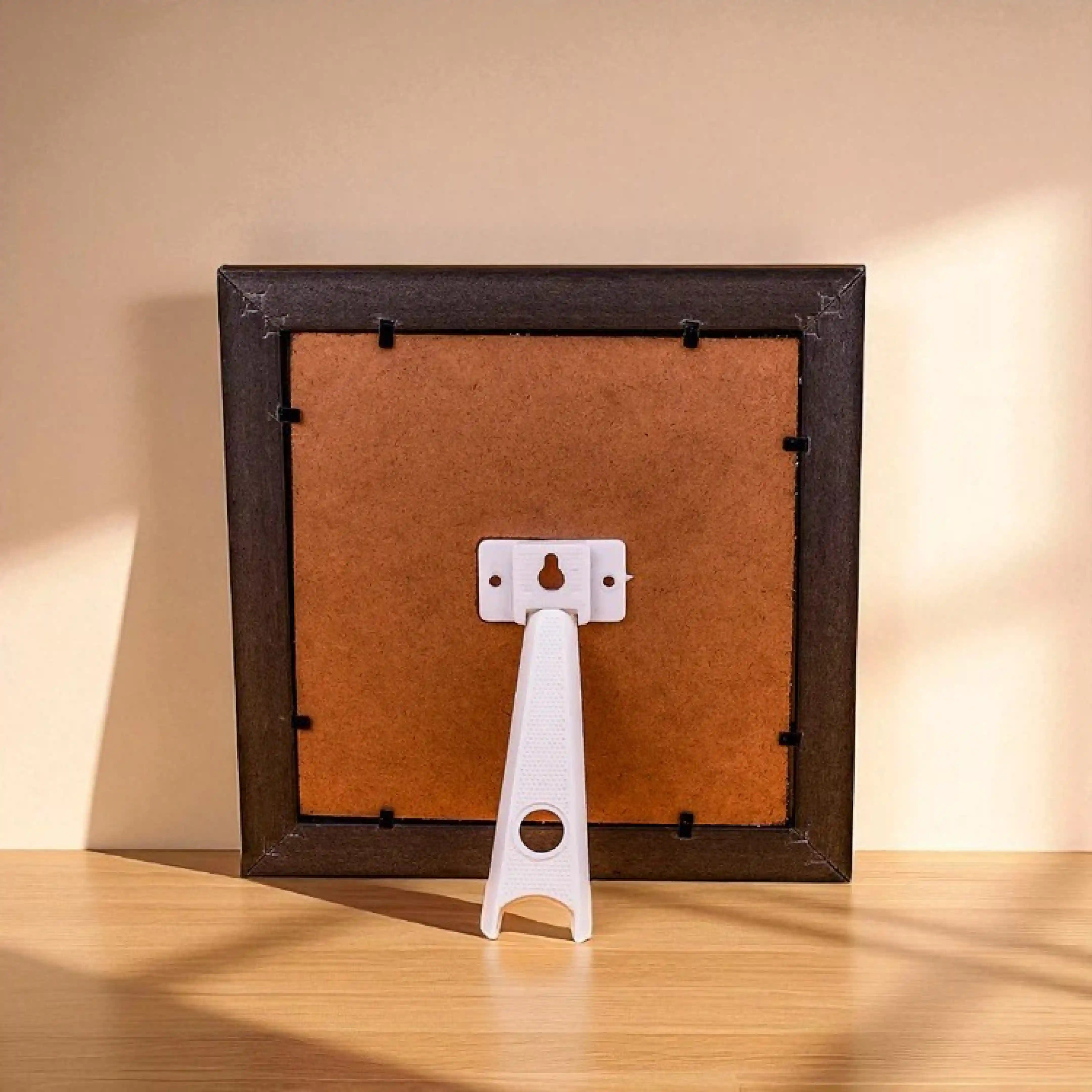 Ganesh Photo Frame on Raw Pyrite