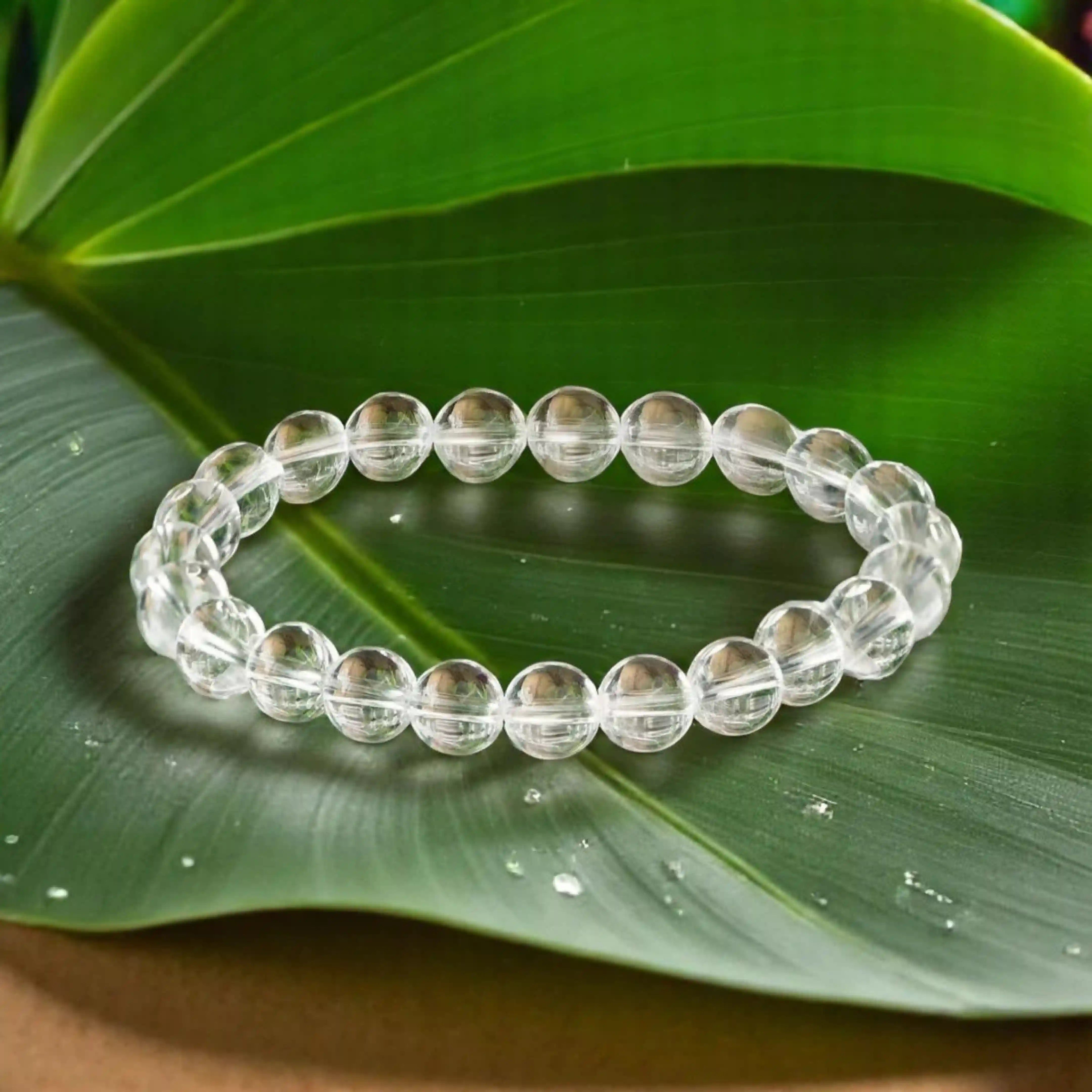 Sphatik Crystal Clear Quartz Bracelet