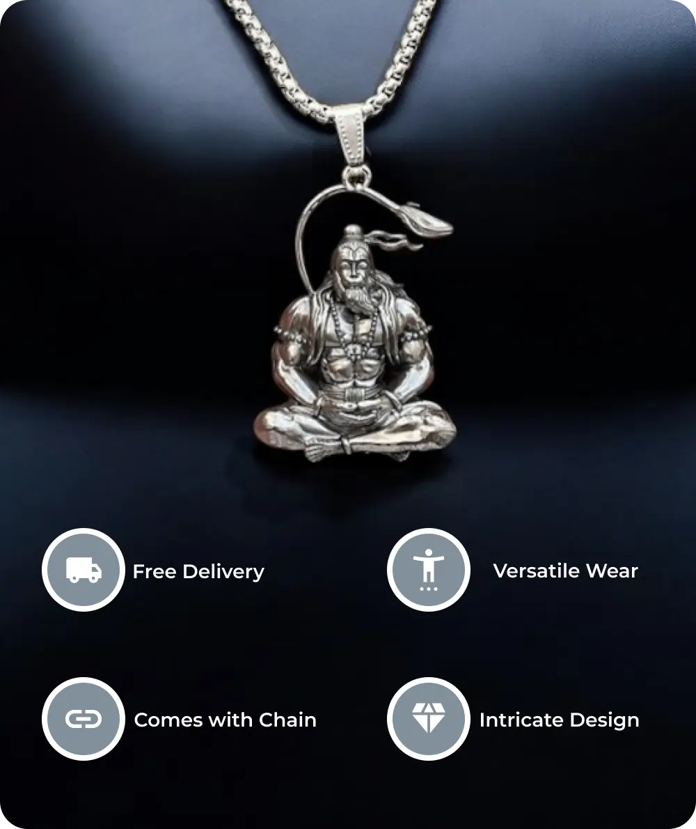 Anjaneya Locket with Chain