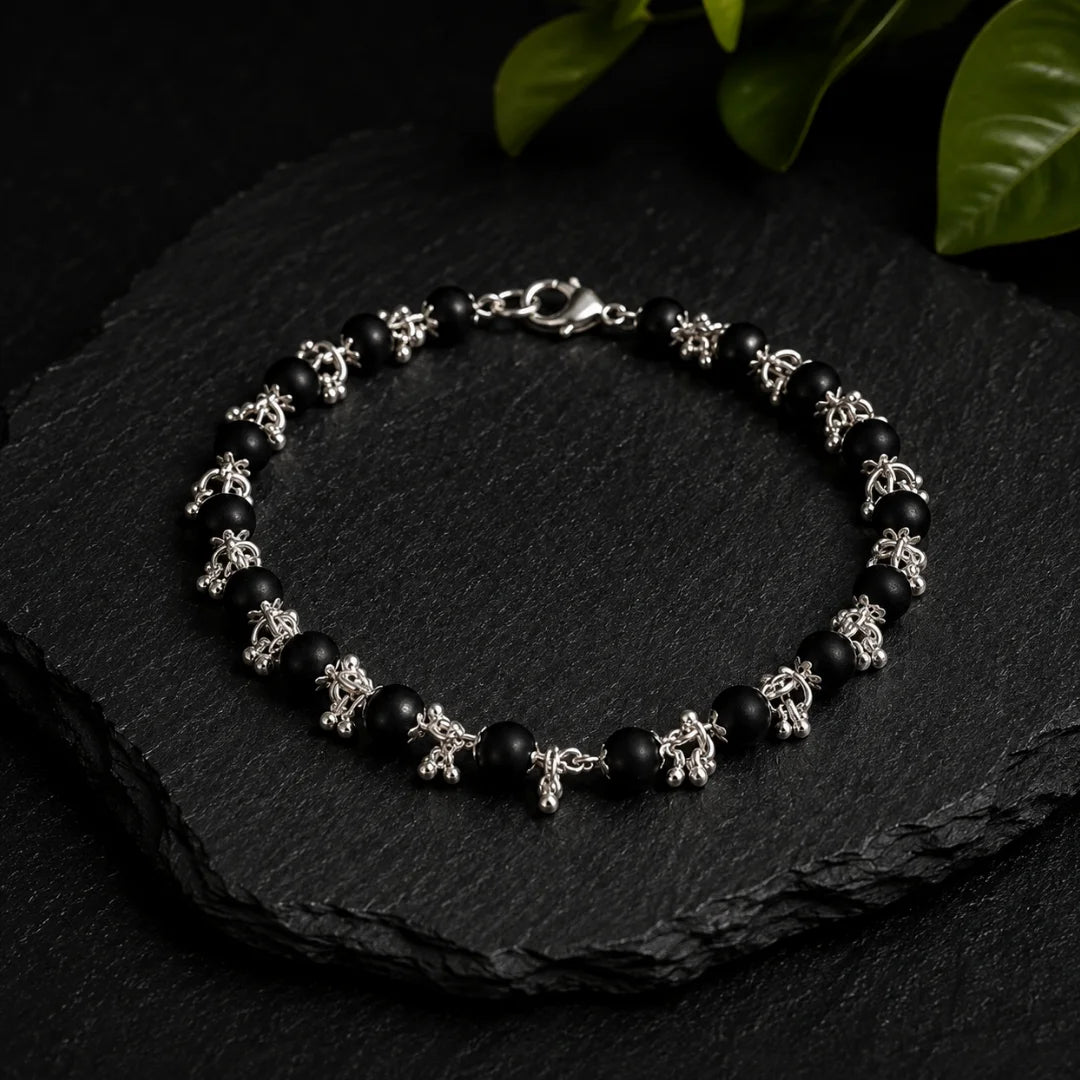 Karungali Ghungroo Bracelet For Women
