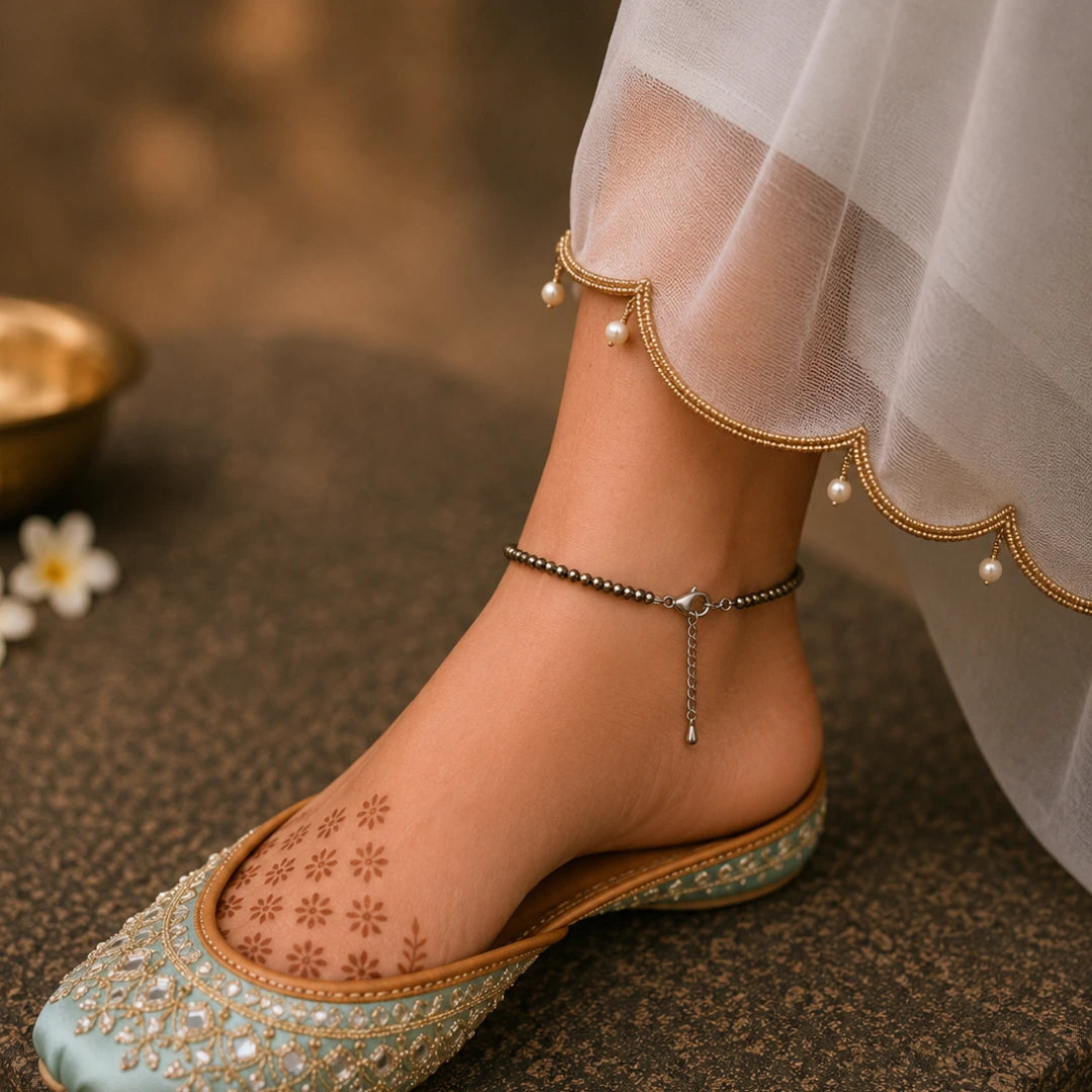 Pyrite Anklet