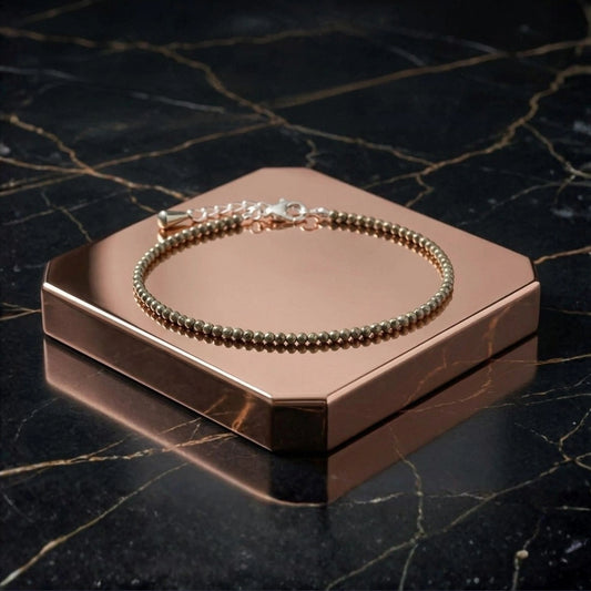 Pyrite Anklet