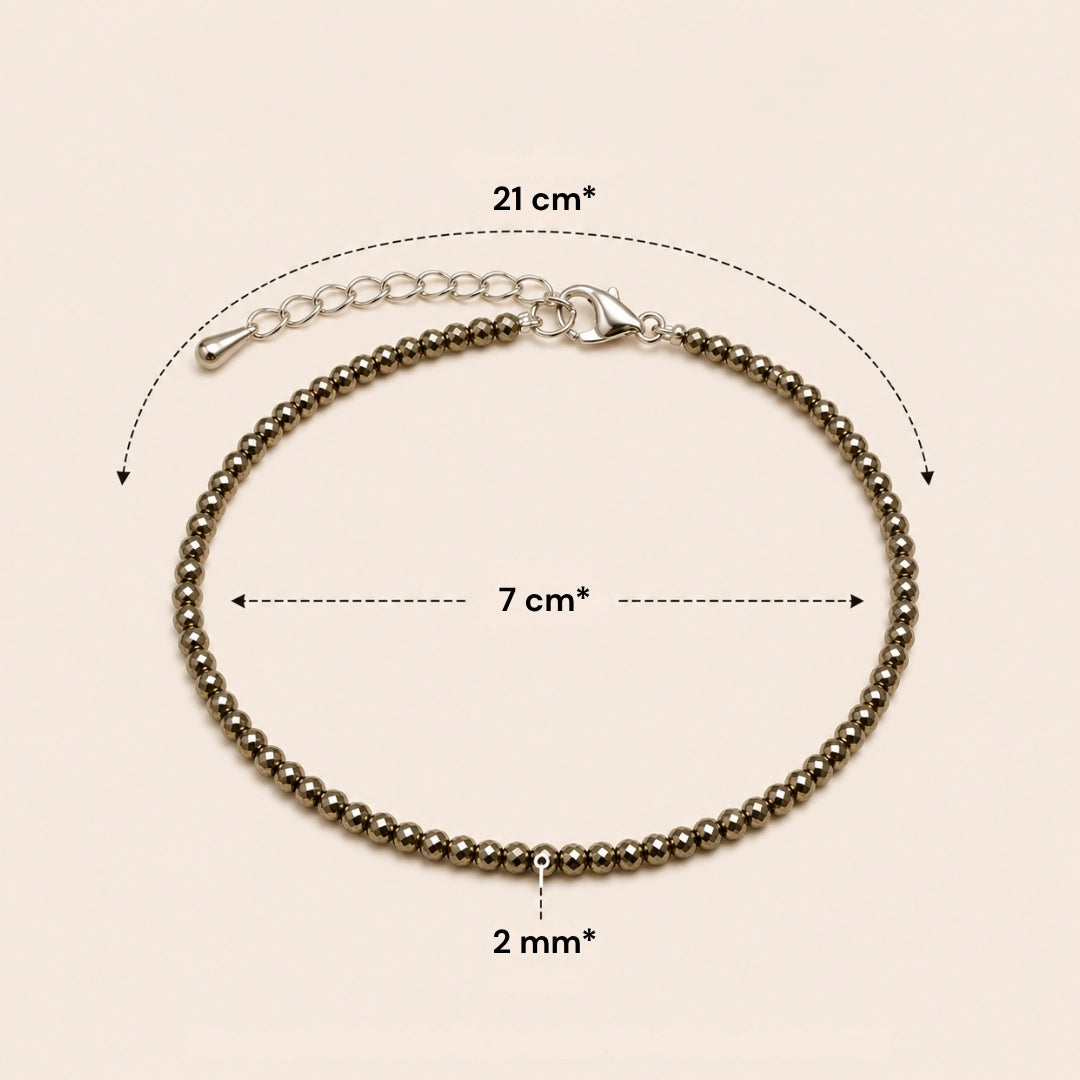 Pyrite Anklet